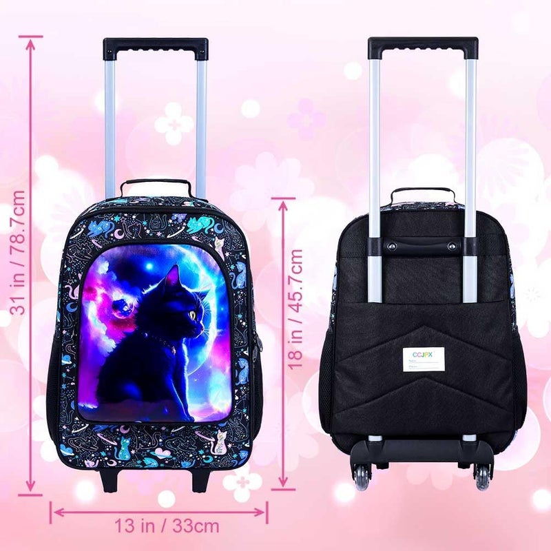 GXTVO Kids Suitcase with Wheels for Girls and Boys, Rolling Carry on Luggage for Toddler Children - Image 4